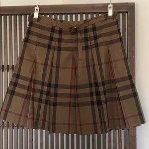 Authentic Burberry Brit signature plaid skirt